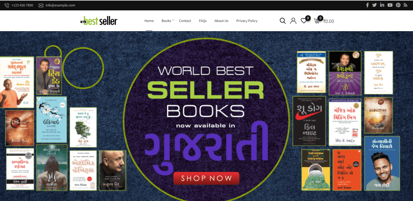 Best Seller ecommerce website